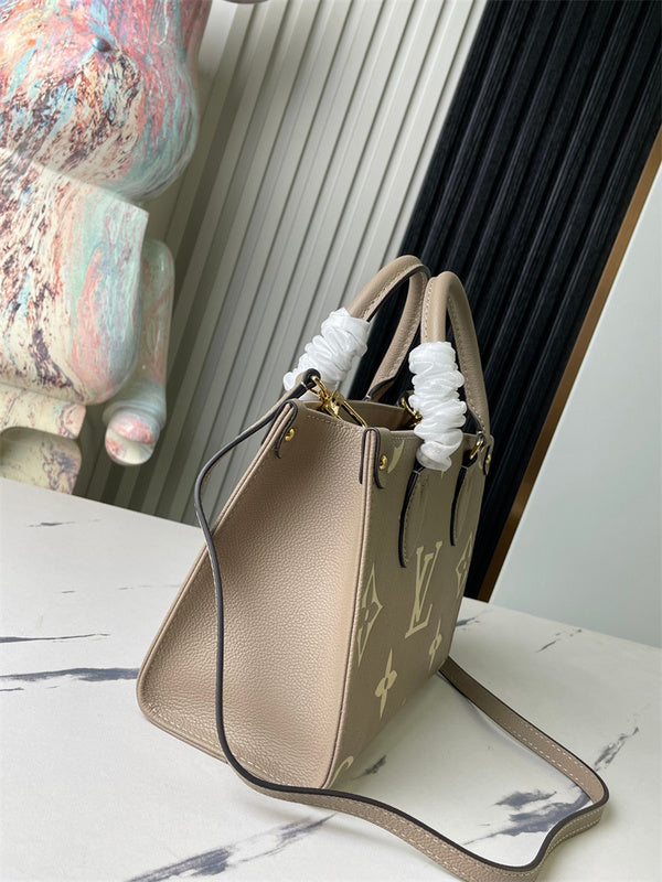  Signature shoulder bag carried on shoulder