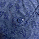 Flat lay presentation of Louis Vuitton luxury clothing with contemporary cut