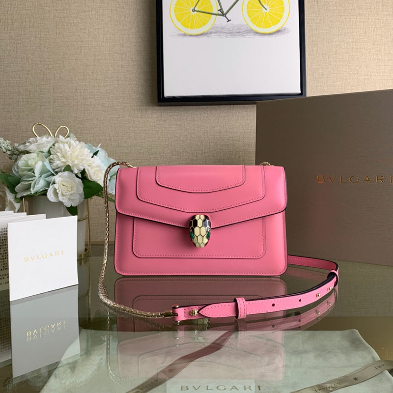 Polished Faux Leather Handbag - Polished Finish | Women's Luxury Handbag #1682 - product detail shot (image 10) of designer-inspired handbag