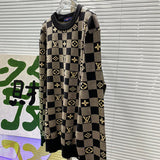 Full styled look of Louis Vuitton luxury clothing with contemporary cut