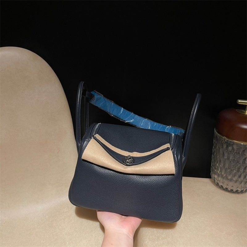 Close-up detail of tailored bag design