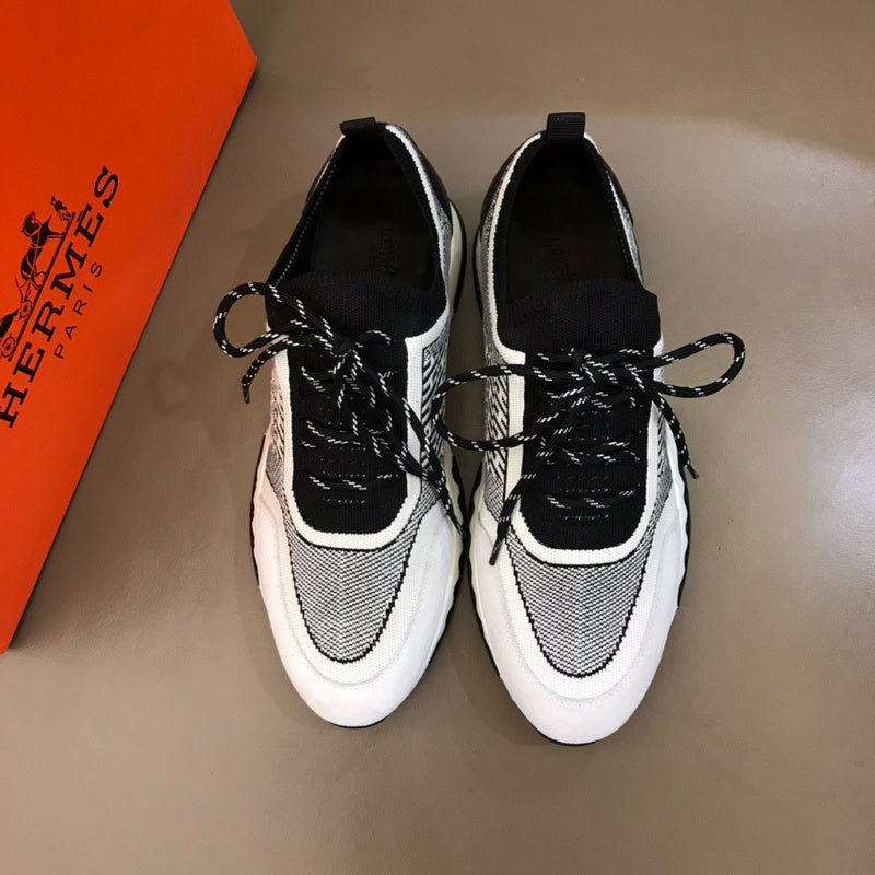 Hermès Nude Slip-On Sneakers - Side Profile View