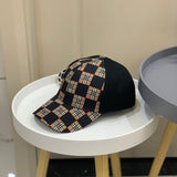 Front view of Burberry unisex cap