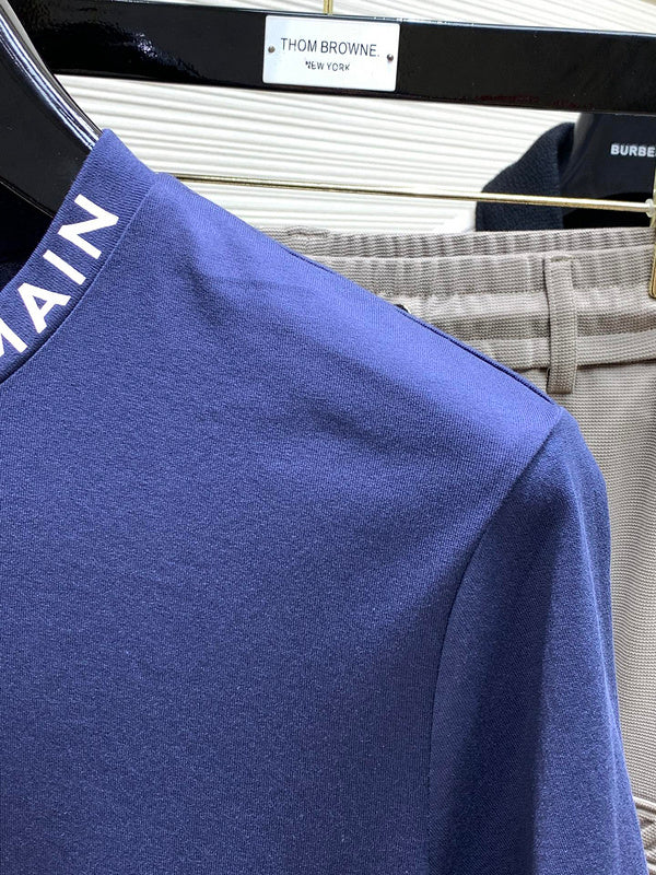 Close-up of Balmain designer clothing craftsmanship