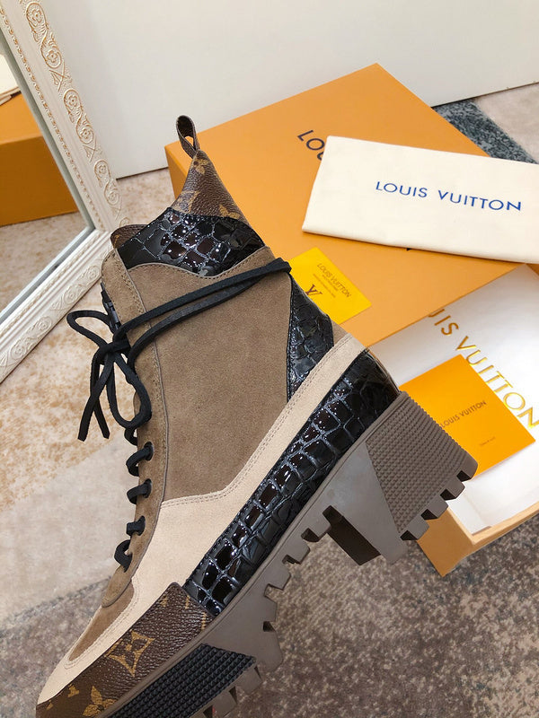 Louis Vuitton designer shoes full view