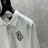 Full styled look of Louis Vuitton luxury clothing with logo-detail design
