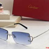 Angled view of Cartier unisex sunglasses