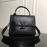 Side profile of polished elevated women's handbag – women's premium purse