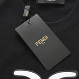 Close-up detail shot of Louis Vuitton cotton t-shirt with monogram-inspired silhouette