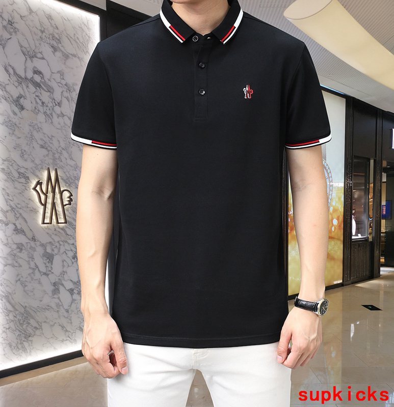 Front view of Moncler luxury clothing with contemporary cut