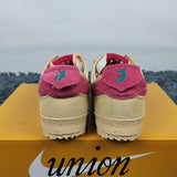 Nike neutral cream luxury sneakers view 6 breathable knit upper