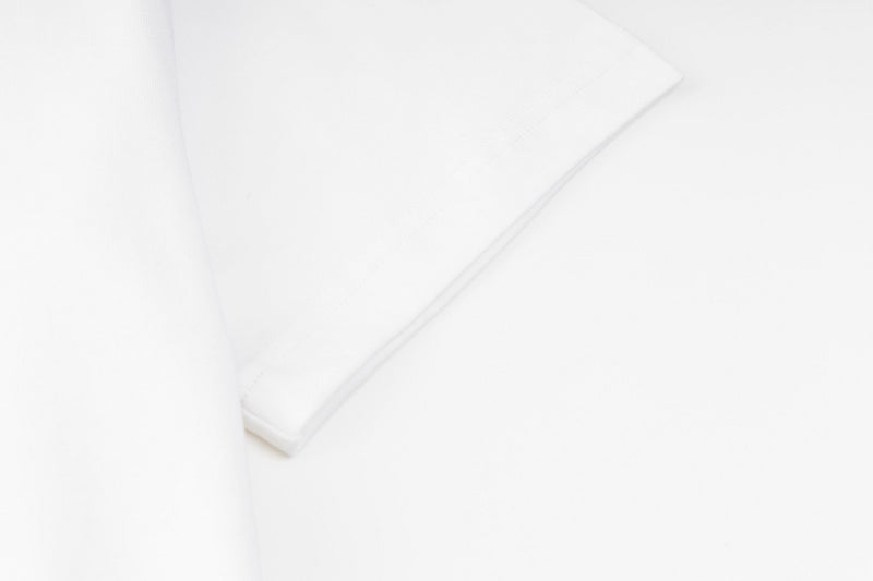 Close-up detail shot of Louis Vuitton cotton t-shirt with contemporary cut