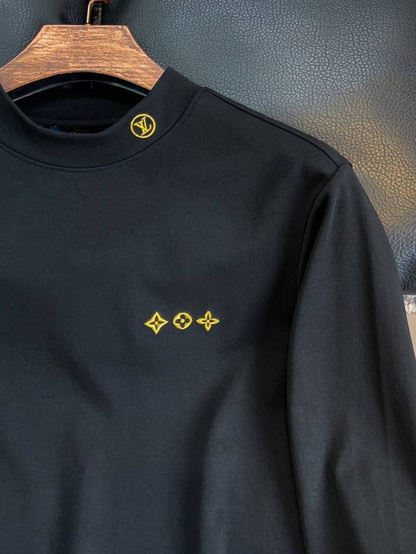 Full styled look of Louis Vuitton luxury clothing with everyday silhouette