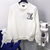 Close-up detail shot of Louis Vuitton luxury clothing with streetwear-inspired cut