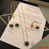Front view of Van Cleef & Arpels unisex jewelry piece