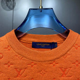 Front view of Louis Vuitton luxury clothing with streetwear-inspired cut