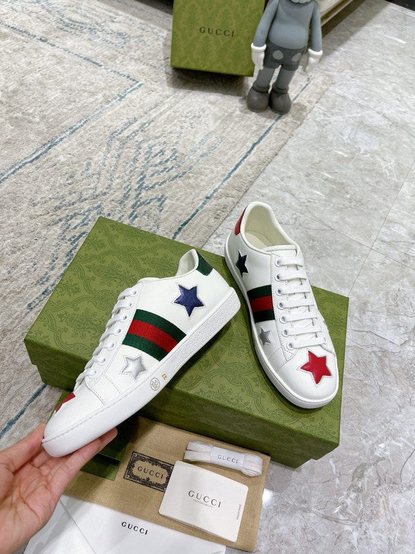 Gucci bold contrast luxury sneakers view 6 streetwear statement look