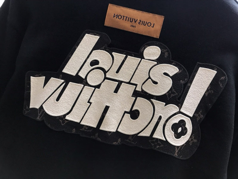 Back view of Louis Vuitton luxury clothing with streetwear-inspired cut