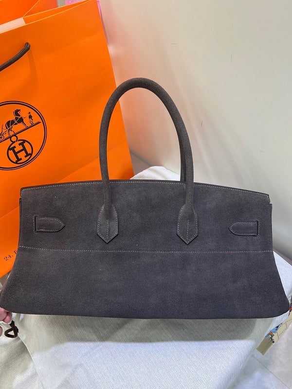 Poised bag shown from front angle