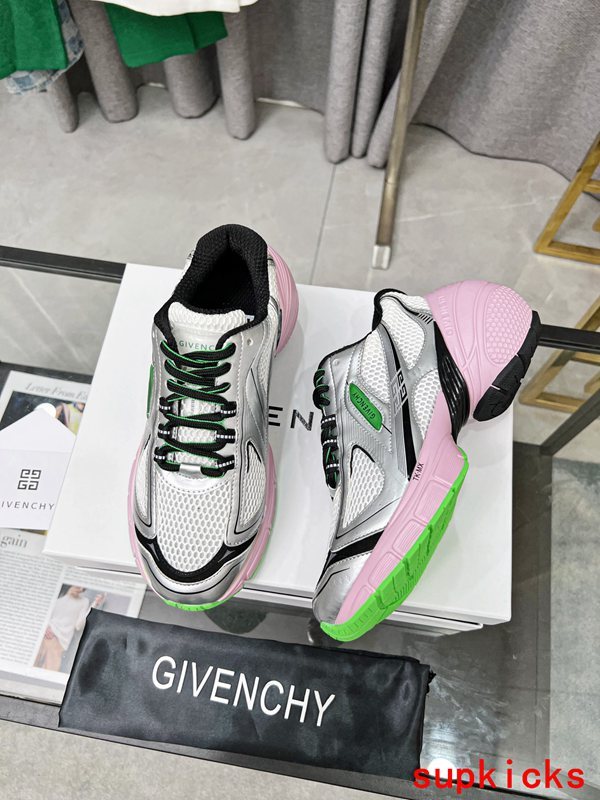 Givenchy Beige High-Top Sneakers - Lifestyle Styling Shot