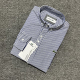 Front view of Lacoste luxury clothing with monogram-inspired silhouette