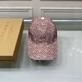 Close-up detail view of Burberry unisex cap