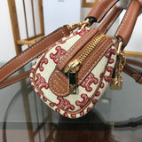 Top view of premium classic women's handbag – women's luxury accessory