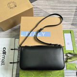 Front view of sleek structured women's handbag – women's premium purse