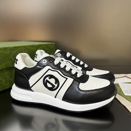 Gucci soft grey luxury sneakers view 11 chunky sole construction