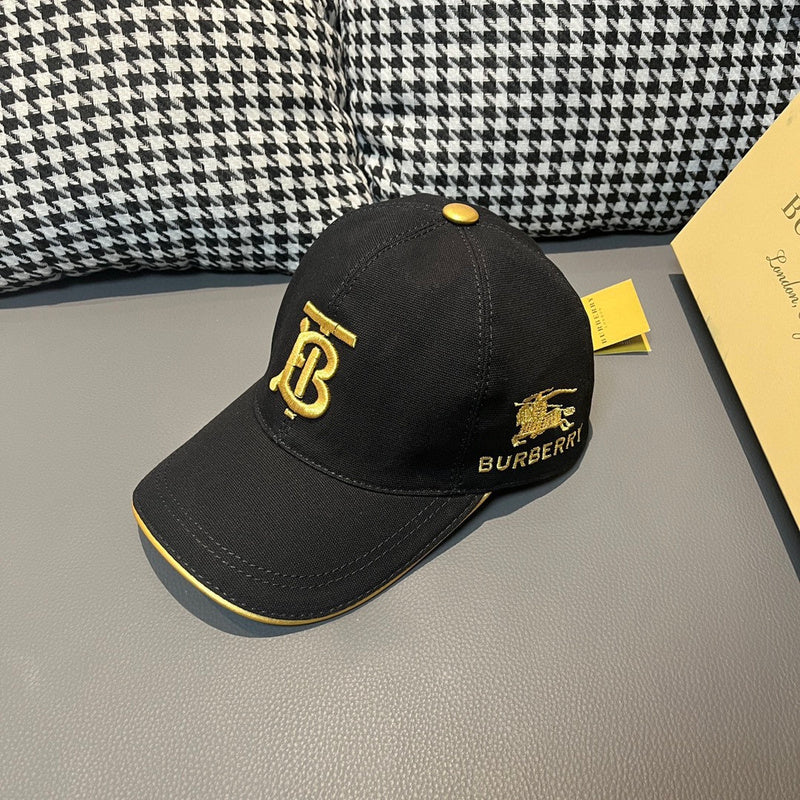 Front view of Burberry unisex cap