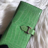 Close-up detail of sleek bag design