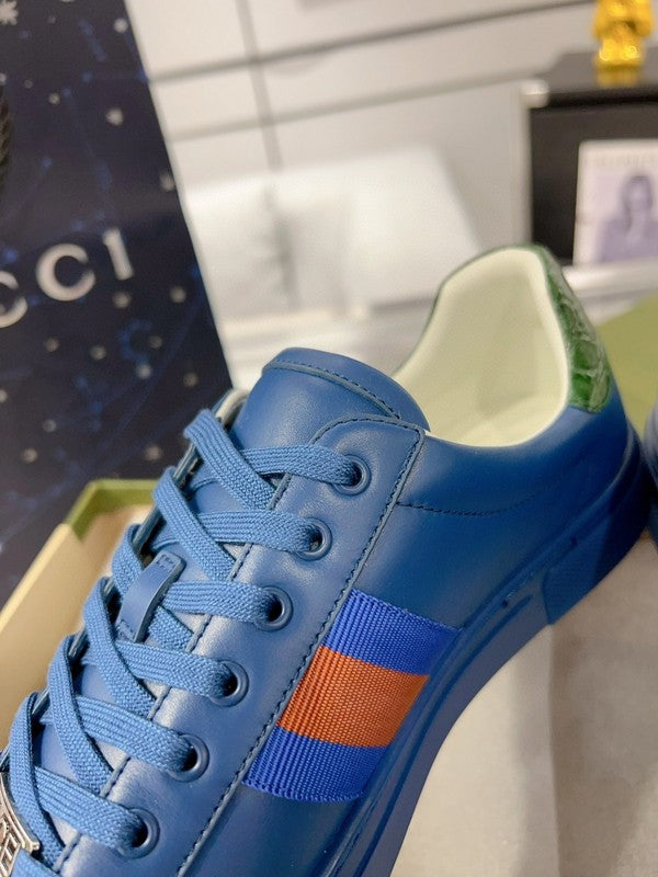 Gucci clean off-white luxury sneakers view 4 chunky sole construction