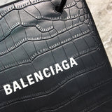 Statement Vegan Leather Handbag - Modern Structured Build | Women's Designer-Inspired Purse #907 - styled full view (image 7) of designer-inspired handbag