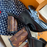Louis Vuitton luxury shoes close-up — premium authentic designer style