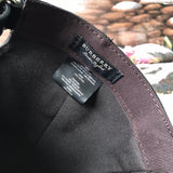 Angled view of Burberry unisex cap