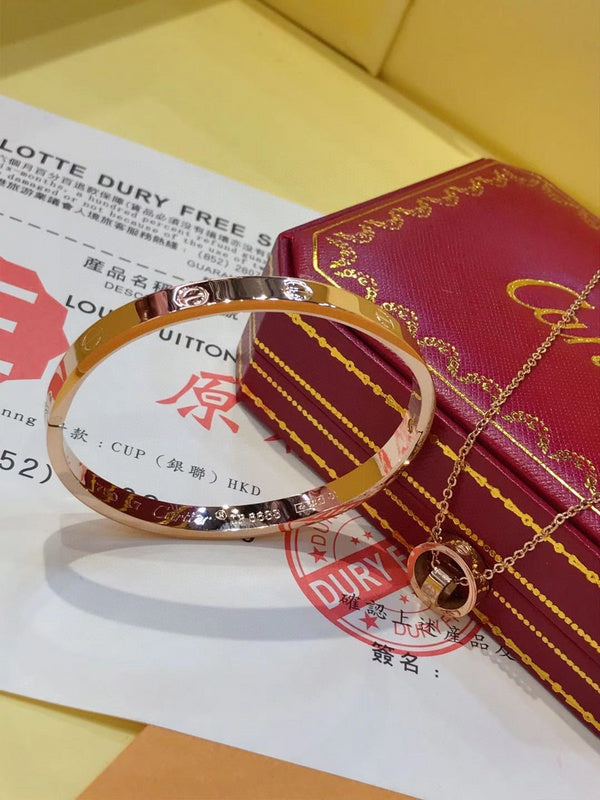 Lifestyle view of Cartier unisex jewelry piece