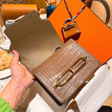 Clean-Lined top-handle bag front view 7