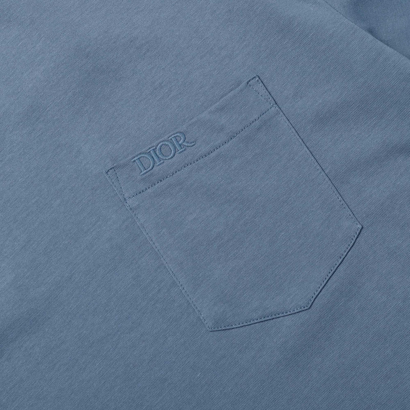 Flat lay presentation of Louis Vuitton cotton t-shirt with contemporary cut