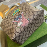 Back view of sleek signature women's handbag – women's luxury handbag