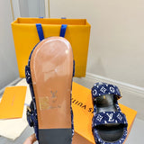 Louis Vuitton shoes Style 370 - back heel detail (alternate angle)