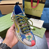 Gucci neutral cream luxury sneakers view 5 streetwear statement look