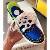 Close-up of Louis Vuitton shoes craftsmanship