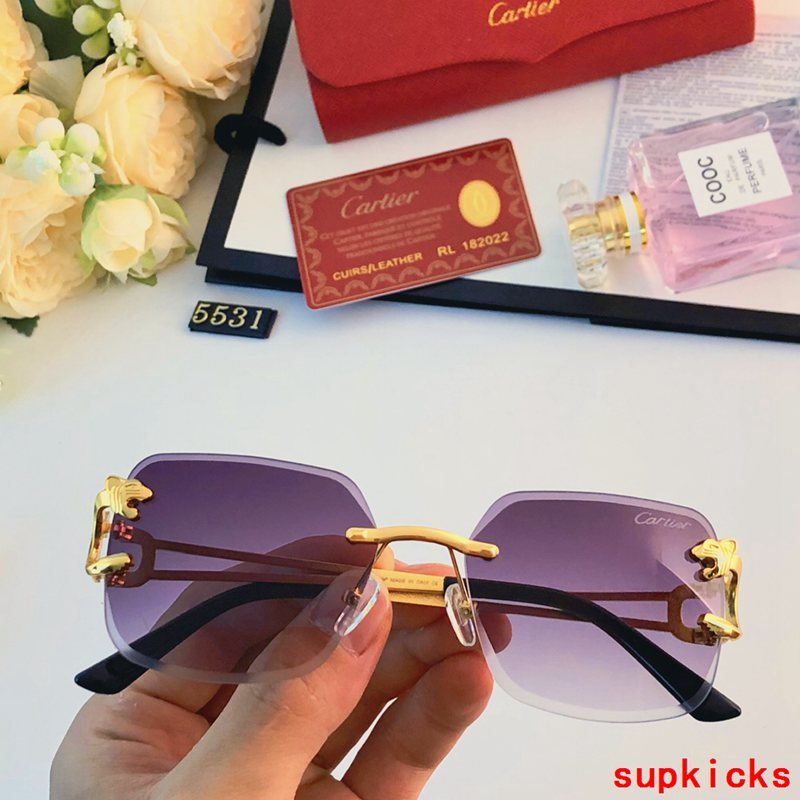 Full view of Cartier unisex sunglasses