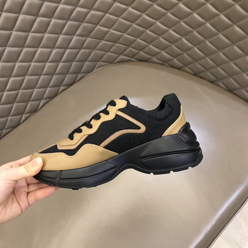 Gucci sneakers detailed view showing premium designer craftsmanship