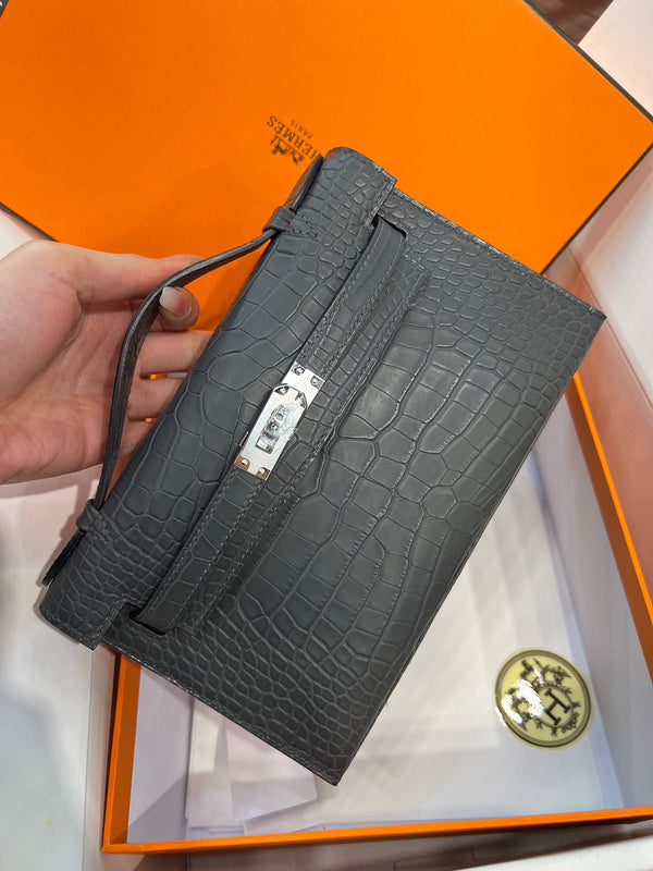 Close-up detail of sophisticated bag design