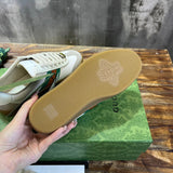 Gucci bold contrast luxury sneakers view 5 signature lace-up style