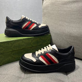 Gucci sneakers detailed view showing premium designer craftsmanship