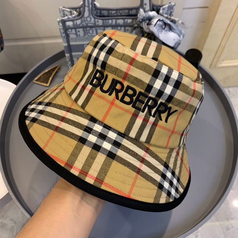 Front view of Burberry unisex cap