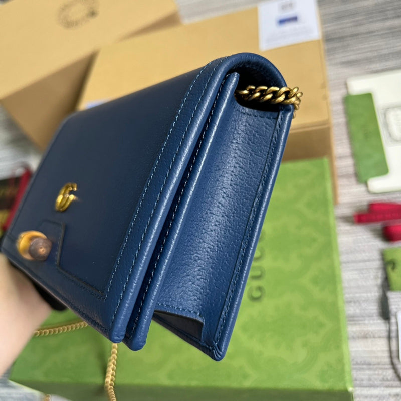 Side profile of signature classic women's handbag – women's premium purse