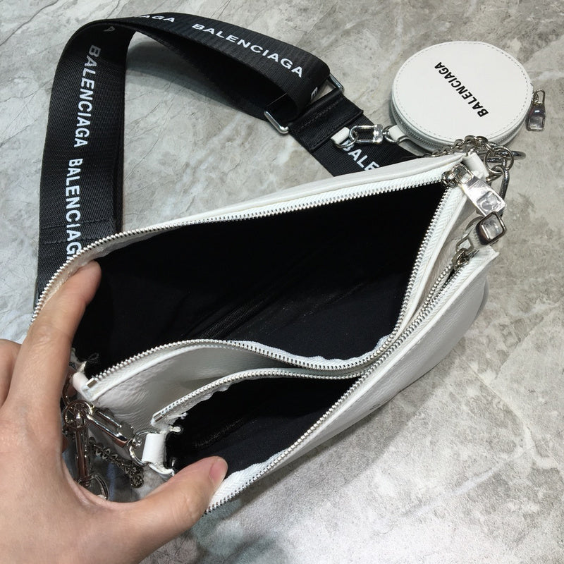 Polished Vegan Leather Handbag - Sleek Minimalist Lines | Women's Premium Handbag #979 - hardware and detail close-up (image 5) of designer-inspired handbag